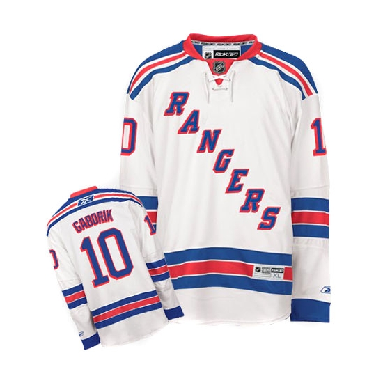 White Reebok NY Rangers Authentic Jersey