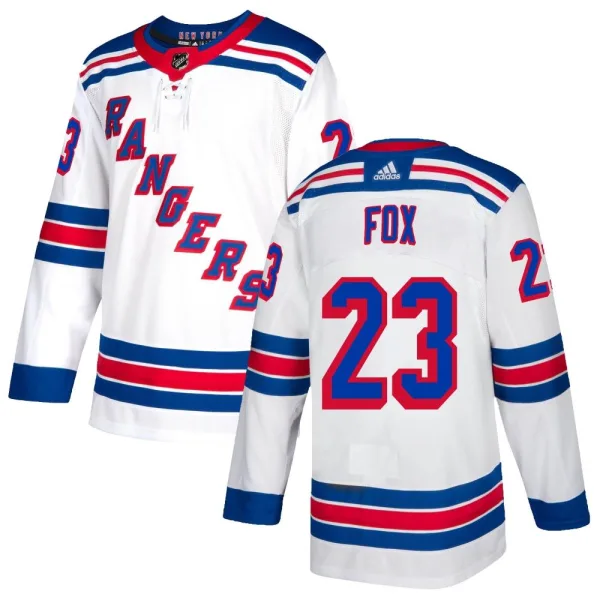 Adidas Adam Fox New York Rangers Authentic Jersey - White