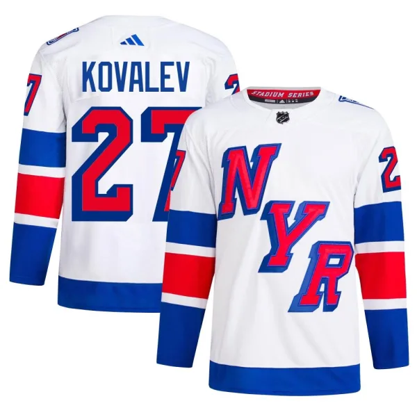 Adidas Alex Kovalev New York Rangers Authentic 2024 Stadium Series Primegreen Jersey - White