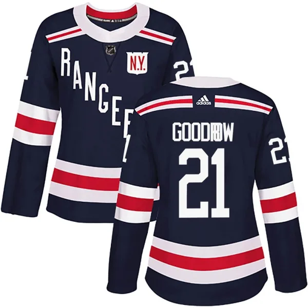 Adidas Barclay Goodrow New York Rangers Women's Authentic 2018 Winter Classic Home Jersey - Navy Blue