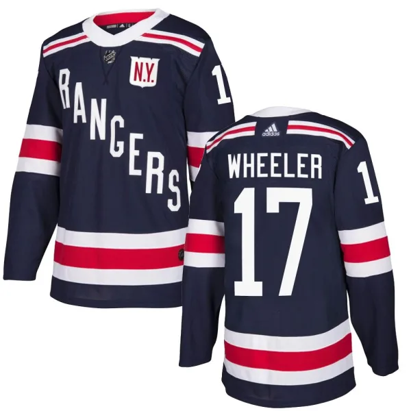 Adidas Blake Wheeler New York Rangers Youth Authentic 2018 Winter Classic Home Jersey - Navy Blue