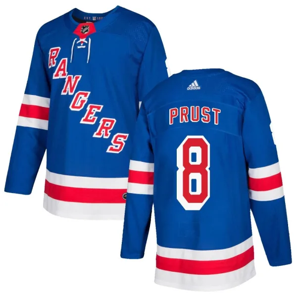 Adidas Brandon Prust New York Rangers Authentic Home Jersey - Royal Blue