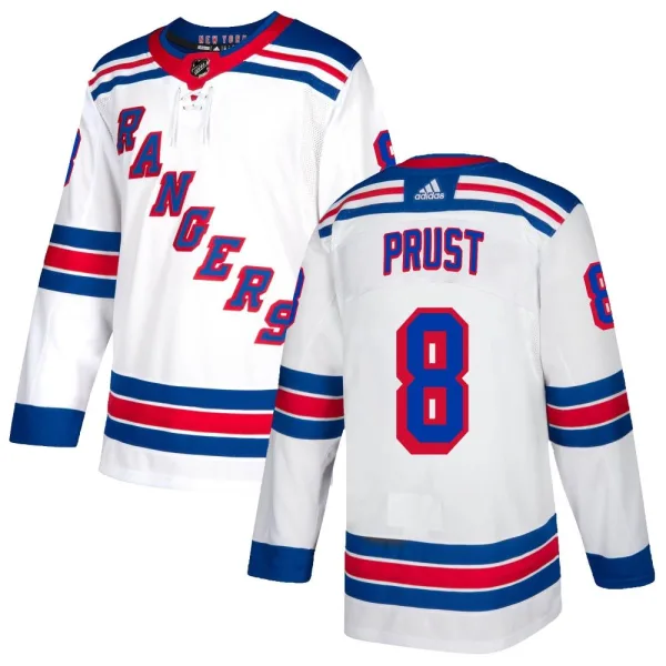 Adidas Brandon Prust New York Rangers Youth Authentic Jersey - White