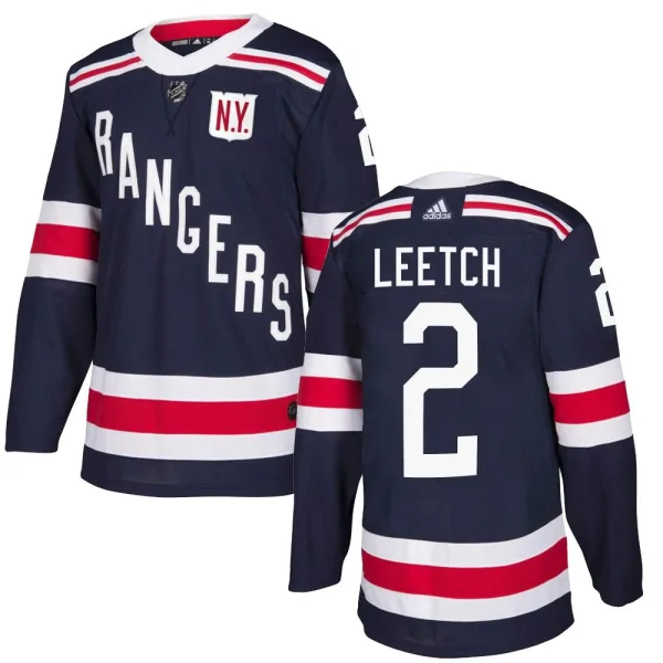 Adidas Brian Leetch New York Rangers Authentic 2018 Winter Classic Home Jersey - Navy Blue