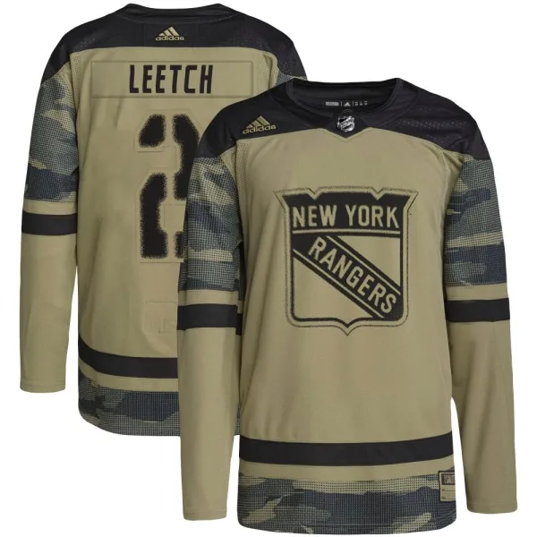 Adidas Brian Leetch New York Rangers Authentic Military Appreciation Practice Jersey - Camo