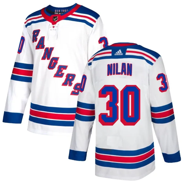 Adidas Chris Nilan New York Rangers Authentic Jersey - White