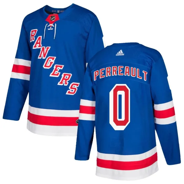 Adidas Gabriel Perreault New York Rangers Authentic Home Jersey - Royal Blue