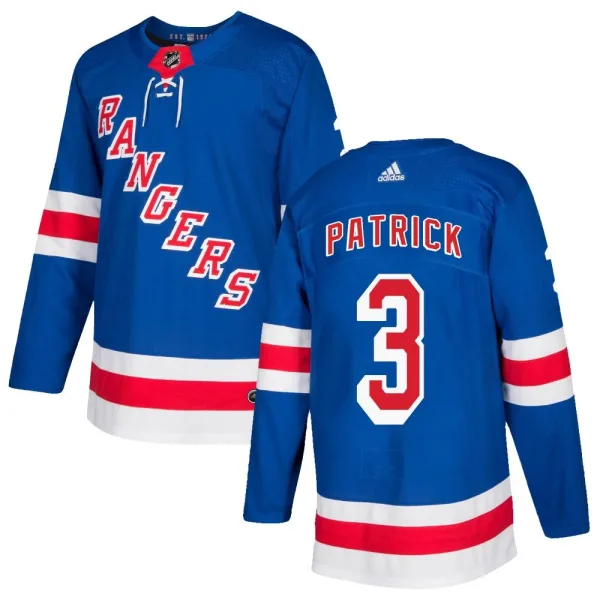 Adidas James Patrick New York Rangers Authentic Home Jersey - Royal Blue
