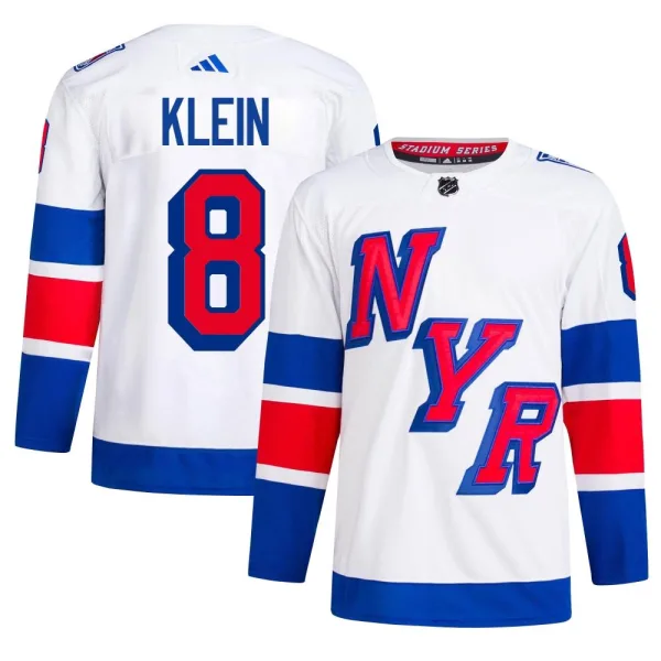 Adidas Kevin Klein New York Rangers Authentic 2024 Stadium Series Primegreen Jersey - White