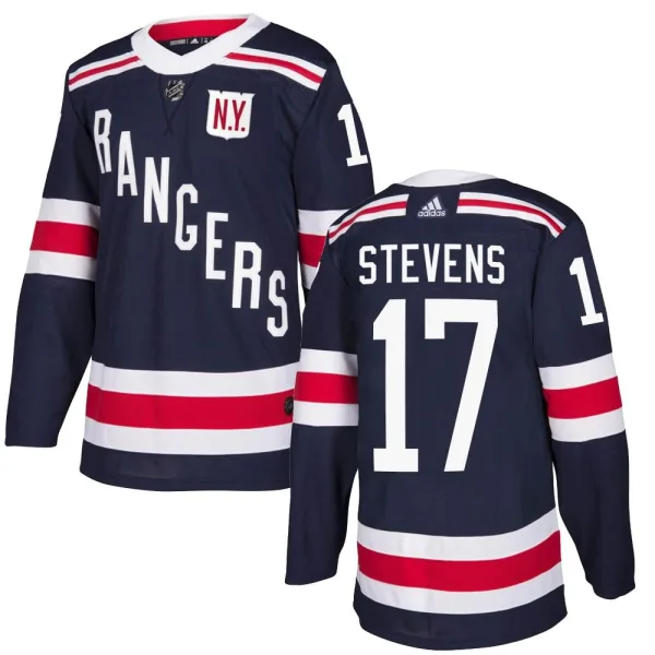Adidas Kevin Stevens New York Rangers Authentic 2018 Winter Classic Home Jersey - Navy Blue