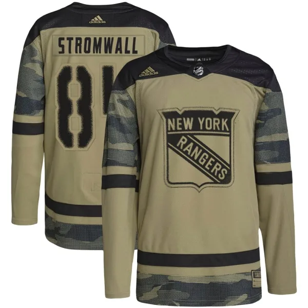 Adidas Malte Stromwall New York Rangers Authentic Military Appreciation Practice Jersey - Camo