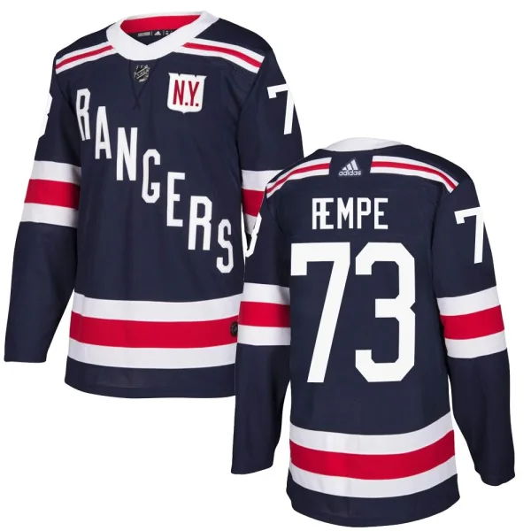 Adidas Matt Rempe New York Rangers Youth Authentic 2018 Winter Classic Home Jersey - Navy Blue