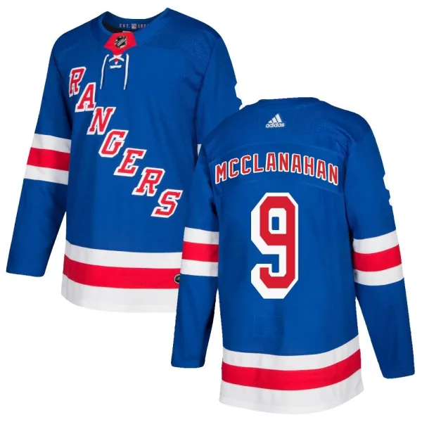 Adidas Rob Mcclanahan New York Rangers Authentic Home Jersey - Royal Blue