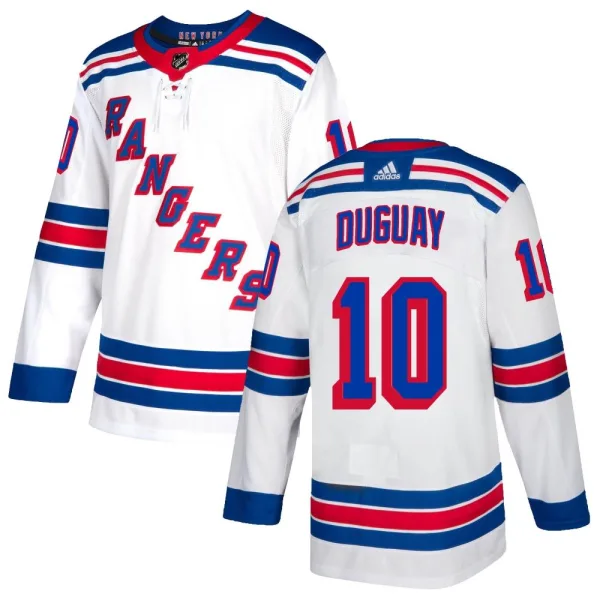 Adidas Ron Duguay New York Rangers Youth Authentic Jersey - White