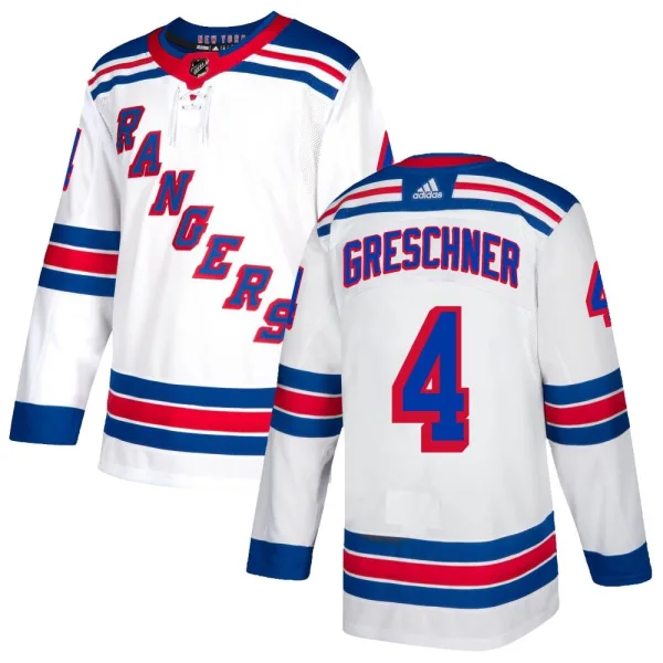 Adidas Ron Greschner New York Rangers Authentic Jersey - White