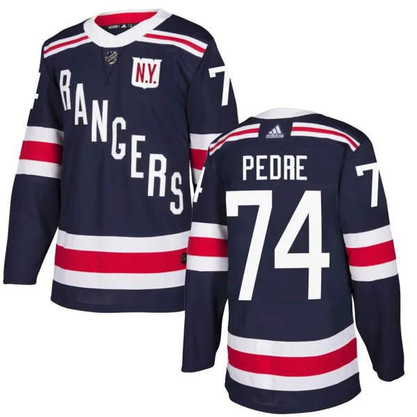 Adidas Vince Pedrie New York Rangers Authentic 2018 Winter Classic Home Jersey - Navy Blue