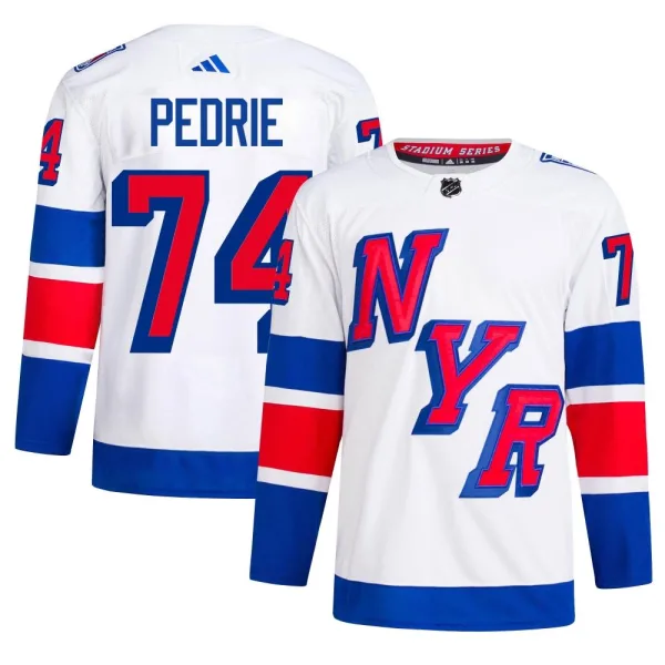 Adidas Vince Pedrie New York Rangers Authentic 2024 Stadium Series Primegreen Jersey - White