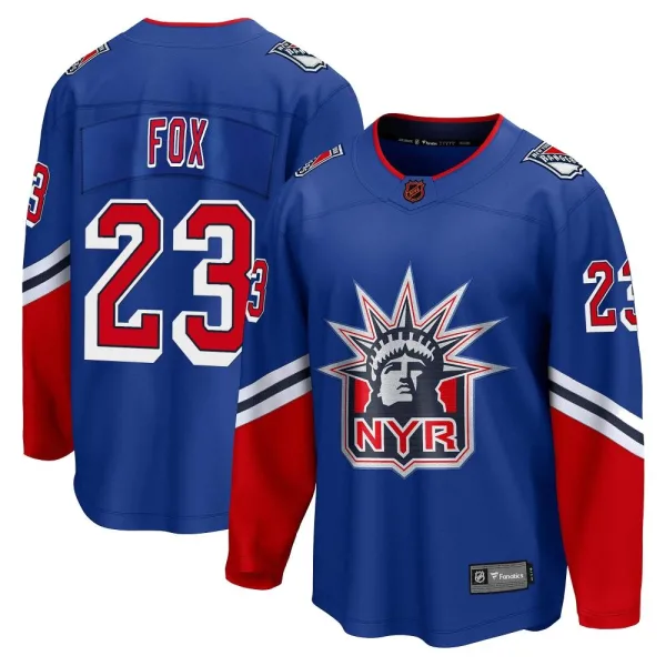 Fanatics Branded Adam Fox New York Rangers Breakaway Special Edition 2.0 Jersey - Royal