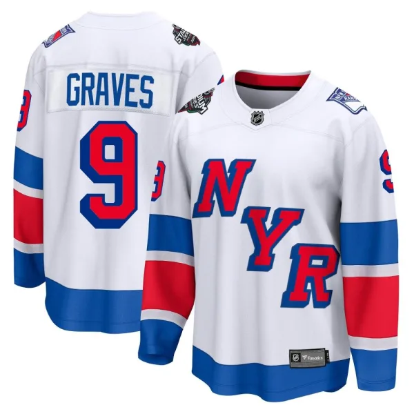 Fanatics Branded Adam Graves New York Rangers Breakaway 2024 Stadium Series Jersey - White