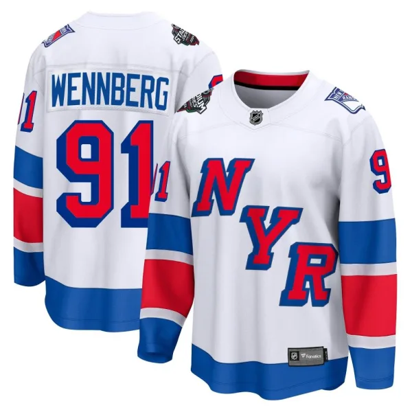 Fanatics Branded Alex Wennberg New York Rangers Breakaway 2024 Stadium Series Jersey - White