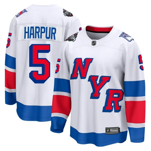 Fanatics Branded Ben Harpur New York Rangers Breakaway 2024 Stadium Series Jersey - White