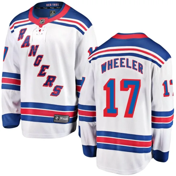 Fanatics Branded Blake Wheeler New York Rangers Breakaway Away Jersey - White