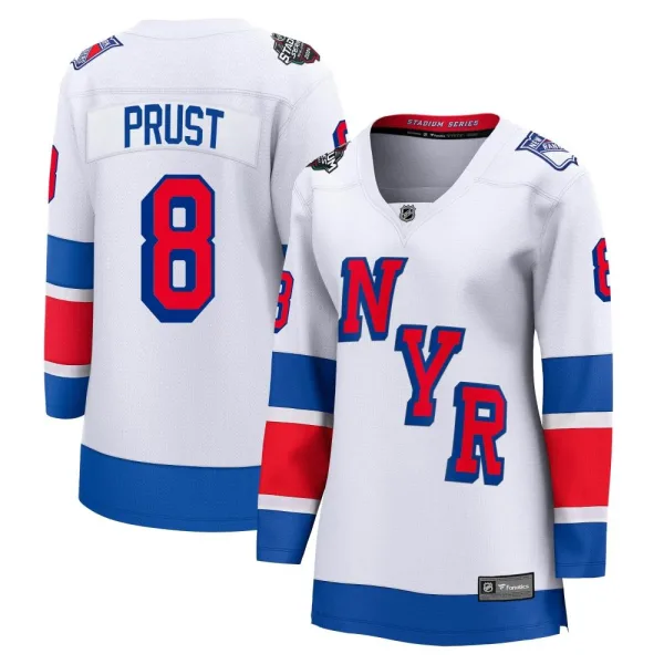 Fanatics Branded Brandon Prust New York Rangers Women's Breakaway 2024 Stadium Series Jersey - White