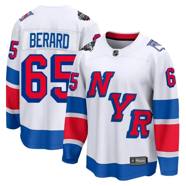 Fanatics Branded Brett Berard New York Rangers Breakaway 2024 Stadium Series Jersey - White
