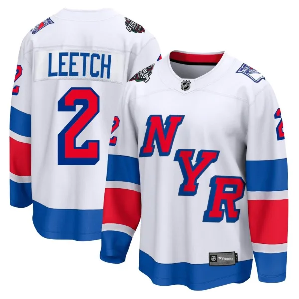 Fanatics Branded Brian Leetch New York Rangers Breakaway 2024 Stadium Series Jersey - White