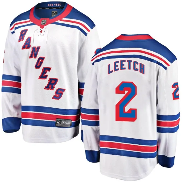 Fanatics Branded Brian Leetch New York Rangers Breakaway Away Jersey - White
