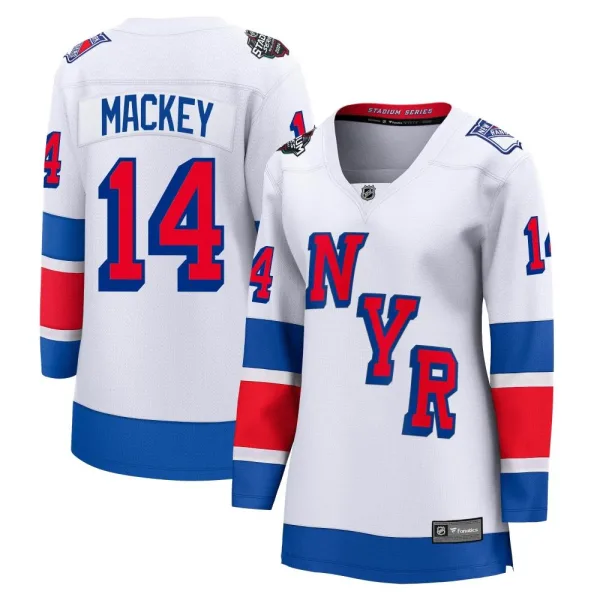 Fanatics Branded Connor Mackey New York Rangers Women's Breakaway 2024 Stadium Series Jersey - White