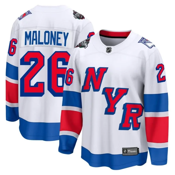 Fanatics Branded Dave Maloney New York Rangers Breakaway 2024 Stadium Series Jersey - White