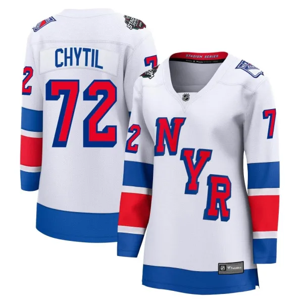 Fanatics Branded Filip Chytil New York Rangers Women's Breakaway 2024 Stadium Series Jersey - White