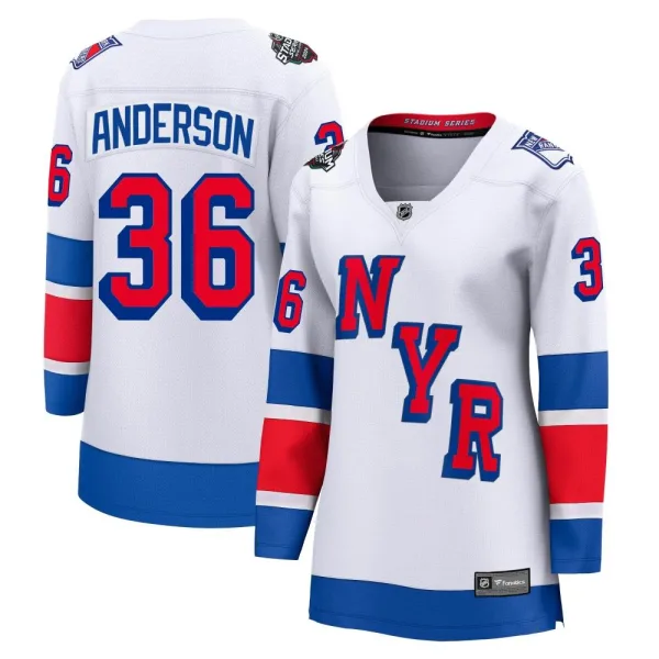 Fanatics Branded Glenn Anderson New York Rangers Women's Breakaway 2024 Stadium Series Jersey - White