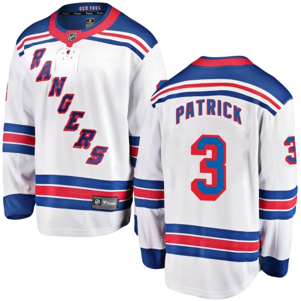 Fanatics Branded James Patrick New York Rangers Breakaway Away Jersey - White