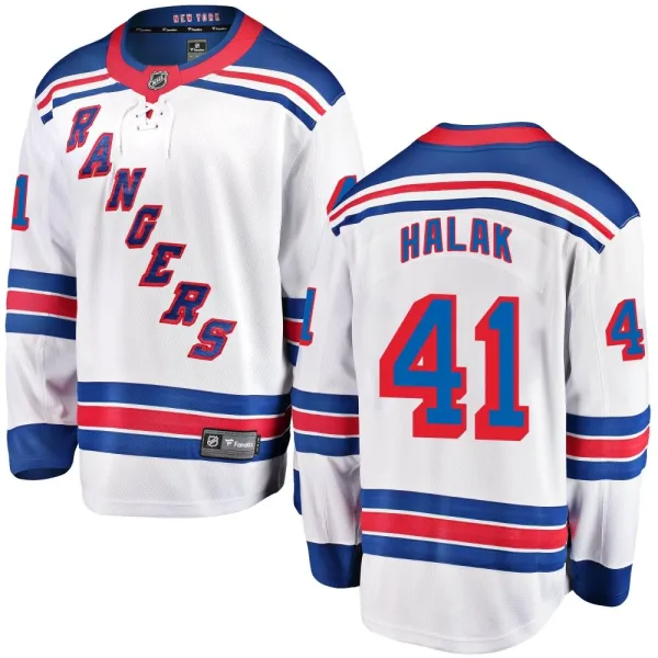 Fanatics Branded Jaroslav Halak New York Rangers Breakaway Away Jersey - White