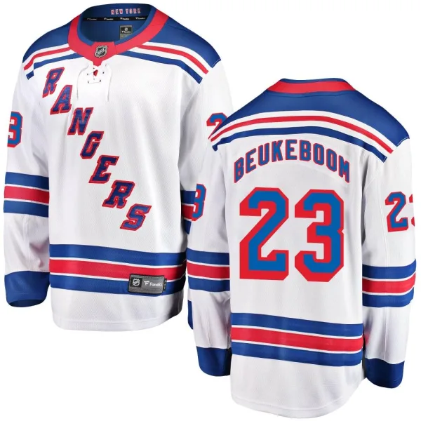 Fanatics Branded Jeff Beukeboom New York Rangers Breakaway Away Jersey - White