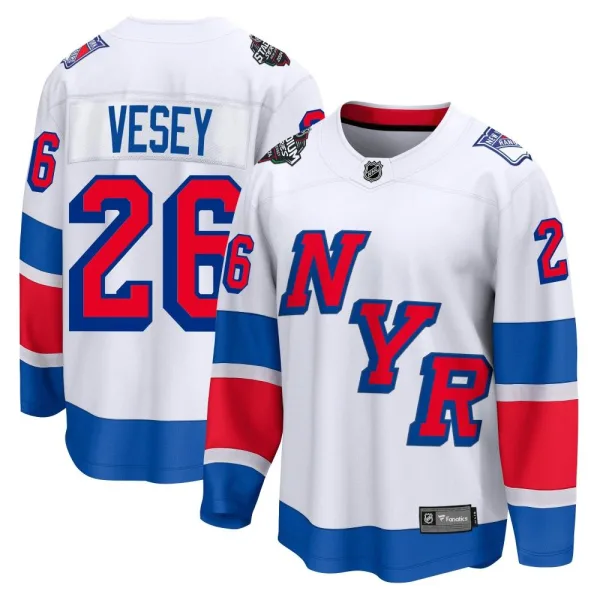 Fanatics Branded Jimmy Vesey New York Rangers Breakaway 2024 Stadium Series Jersey - White