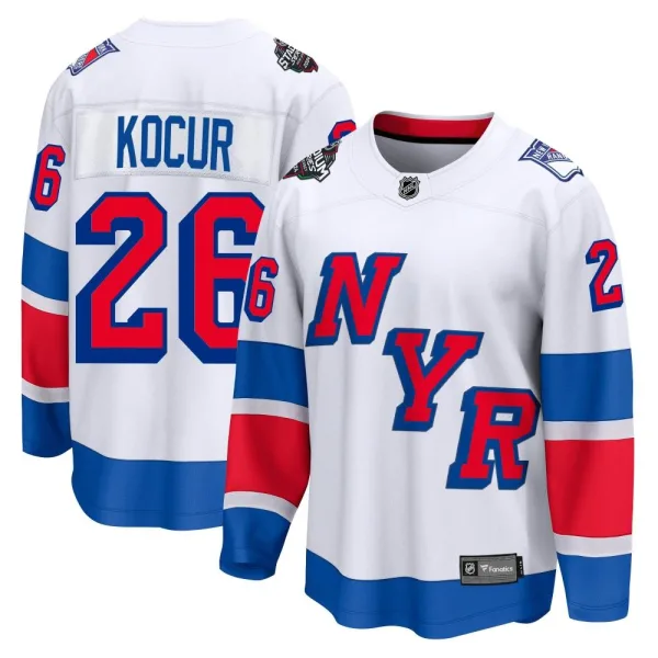 Fanatics Branded Joe Kocur New York Rangers Breakaway 2024 Stadium Series Jersey - White