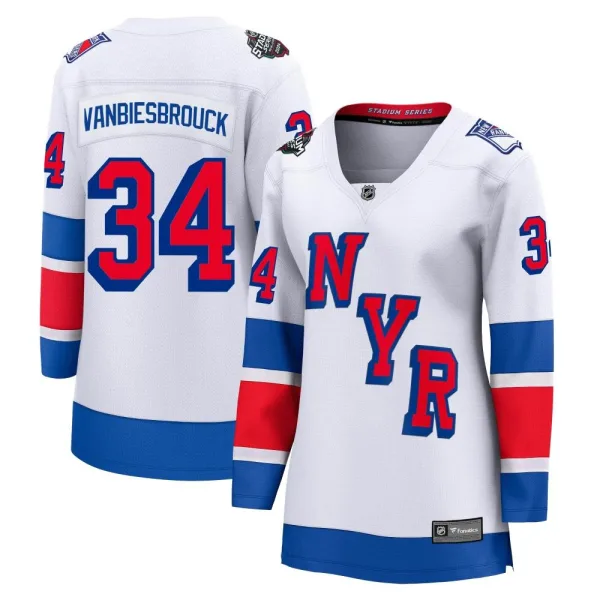 Fanatics Branded John Vanbiesbrouck New York Rangers Women's Breakaway 2024 Stadium Series Jersey - White