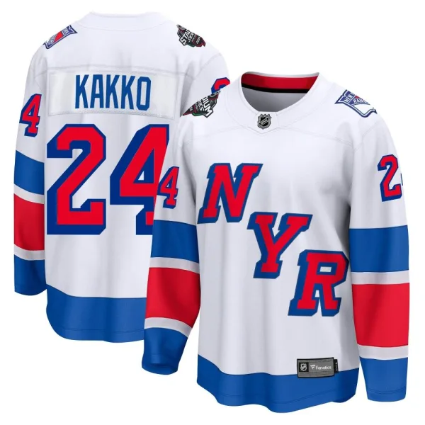 Fanatics Branded Kaapo Kakko New York Rangers Breakaway 2024 Stadium Series Jersey - White