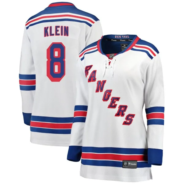 Fanatics Branded Kevin Klein New York Rangers Women's Breakaway Away Jersey - White