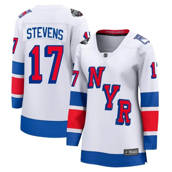 Fanatics Branded Kevin Stevens New York Rangers Women's Breakaway 2024 Stadium Series Jersey - White
