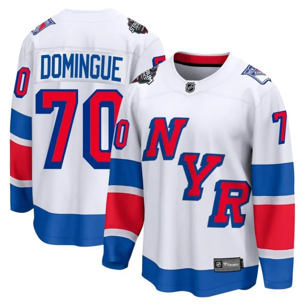 Fanatics Branded Louis Domingue New York Rangers Breakaway 2024 Stadium Series Jersey - White