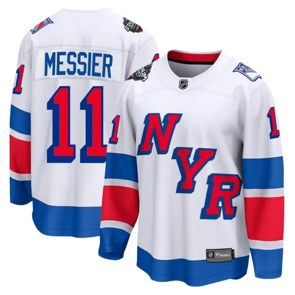 Fanatics Branded Mark Messier New York Rangers Breakaway 2024 Stadium Series Jersey - White