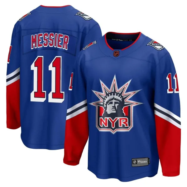 Fanatics Branded Mark Messier New York Rangers Breakaway Special Edition 2.0 Jersey - Royal