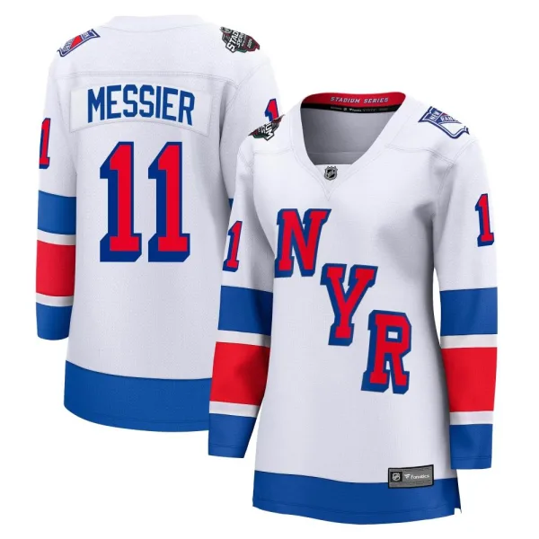 Fanatics Branded Mark Messier New York Rangers Women's Breakaway 2024 Stadium Series Jersey - White