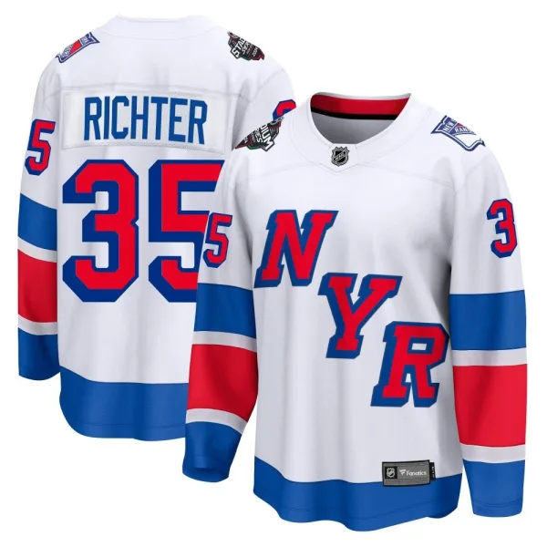 Fanatics Branded Mike Richter New York Rangers Breakaway 2024 Stadium Series Jersey - White