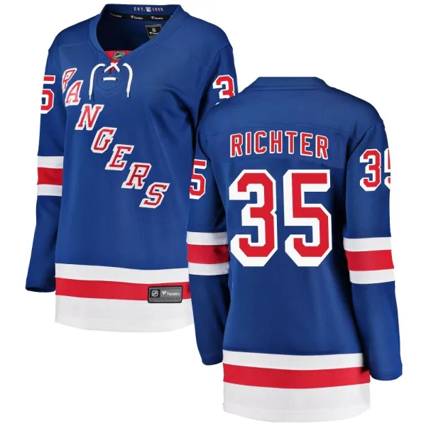 Fanatics Branded Mike Richter New York Rangers Women's Breakaway Home Jersey - Blue