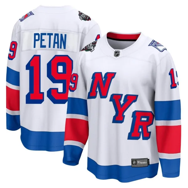 Fanatics Branded Nic Petan New York Rangers Breakaway 2024 Stadium Series Jersey - White